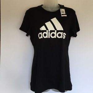 Black ADIDAS GO-TO tee NWT Size: M